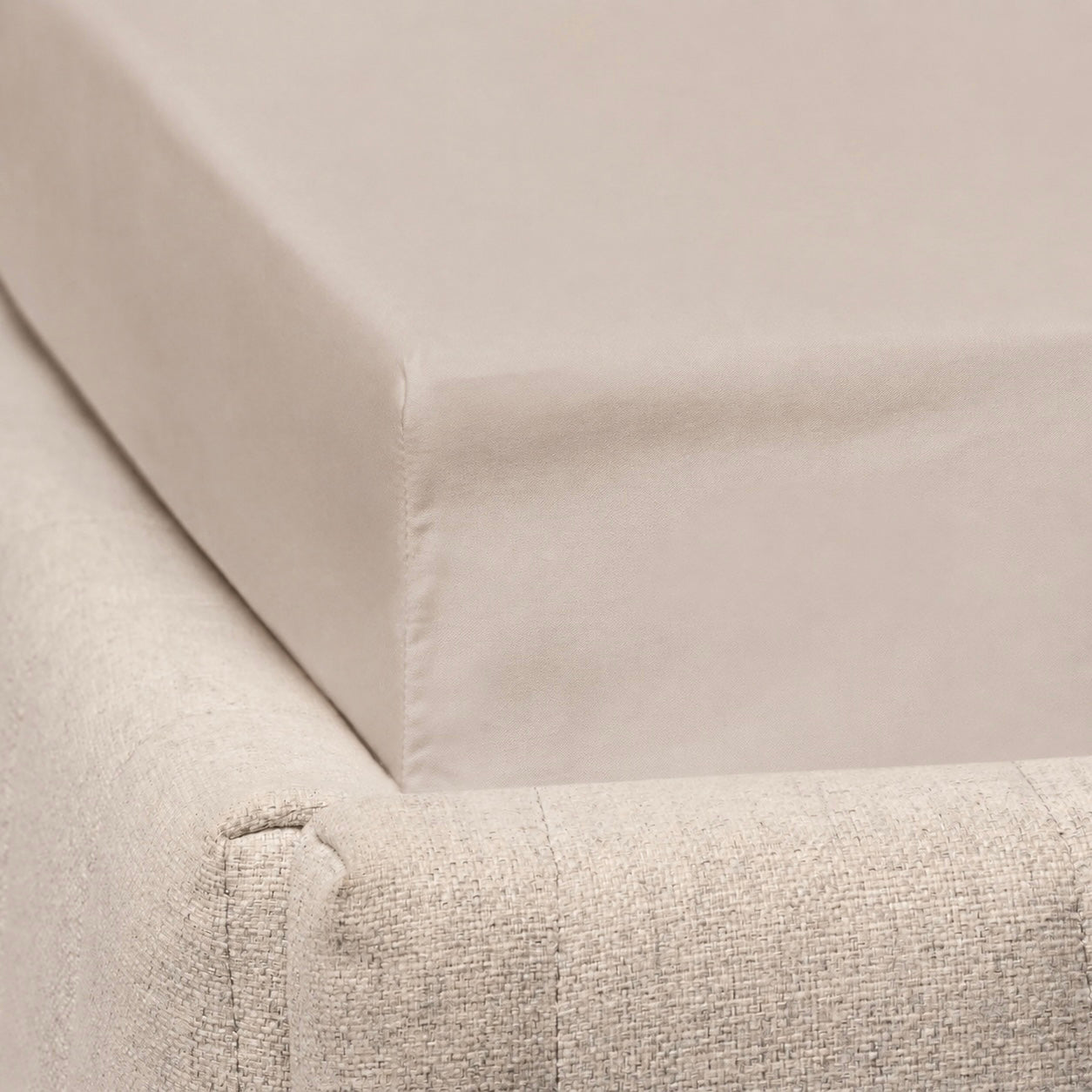 fitted sheet - beige